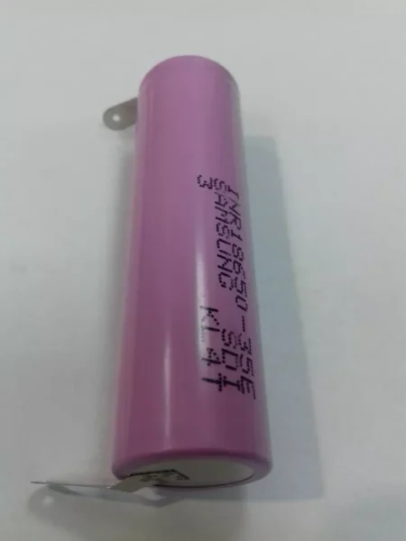 Acumulator 18650 SAMSUNG LI-ION 3450mAh 8A cu terminale in U INR18650-35-U - imagine 2
