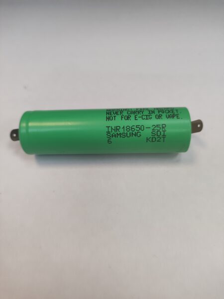 Acumulator LI-ION 18650 2500mAh 20A SAMSUNG cu terminale in U - imagine 2