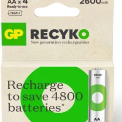 Acumulatori R6 AA NiMH 2600mAh 4buc GP ReCkyo GP270AAHCER21-TLB4