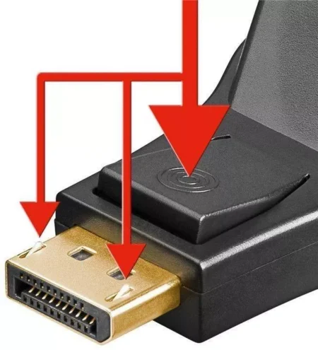 Adaptor DisplayPort 20 pini tata la DVI-I 24+5 mama v1.1 Goobay - imagine 2