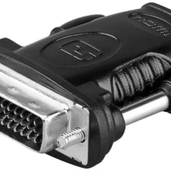 Adaptor HDMI 19 pini mama la DVI-D 24+1 pini tata Goobay