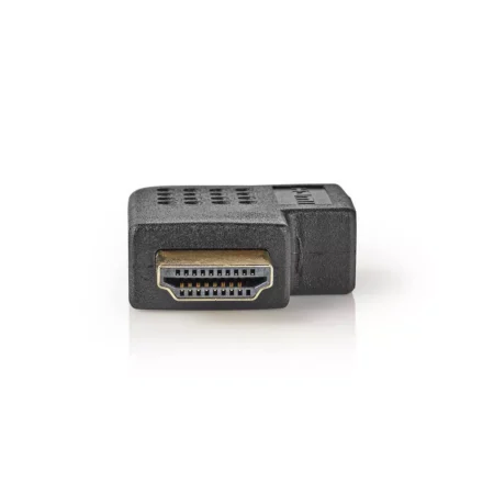 Adaptor HDMI - HDMI mama cotit stanga mare viteza cu Ethernet Nedis - imagine 2