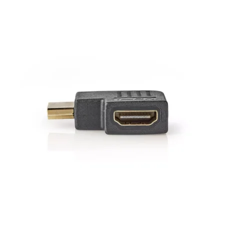 Adaptor HDMI - HDMI mama cotit stanga mare viteza cu Ethernet Nedis - imagine 3