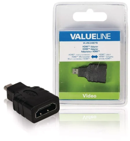 Adaptor micro HDMI-intrare HDMI Valueline - imagine 3