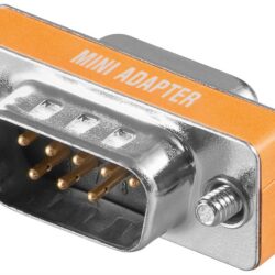 Adaptor Null Modem D-SUB RS232 tata 9 pini - D-SUB RS232 mama 9 pini Goobay 50687