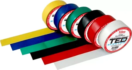 Banda electroizolatoare TED 19mm x 10metri albastra