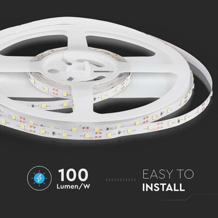 Banda LED SMD3528 rosu IP20 5m V-tac SKU-212015 - imagine 7