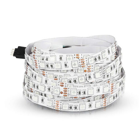 Banda LED SMD5050 60LED/m GALBEN IP20 5m V-tac SKU-212156 - imagine 2