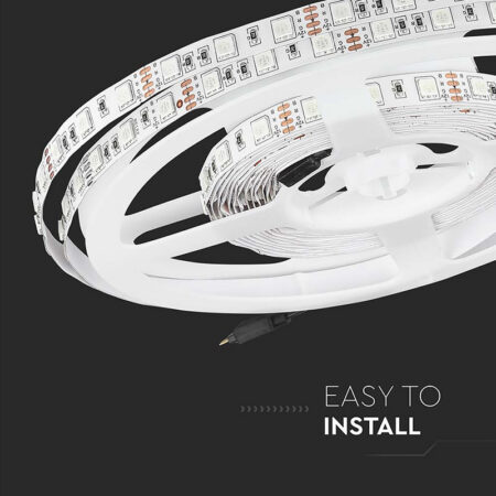 Banda LED SMD5050 60LED/m GALBEN IP20 5m V-tac SKU-212156 - imagine 7