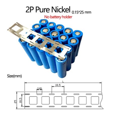 Banda nichelata 0.15x25 mm 1m pentru 18650 - imagine 2