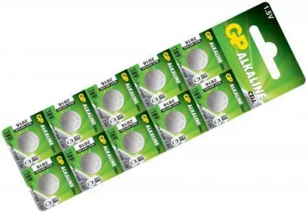 Baterie buton alcalina GP AG10 GP189 LR54 LR1130 1.5V 44mAh 11.6X3.05mm 1buc