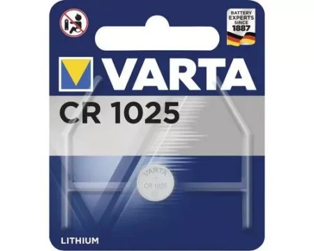 Baterie buton CR1025 Varta lithium 3V blister 1buc