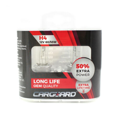 Bec Halogen H4 55W +50% intensitate 12V Carguard - imagine 4