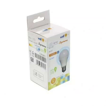 Bec LED A60 E27 8W 230V lumina rece Supreme Well - imagine 2