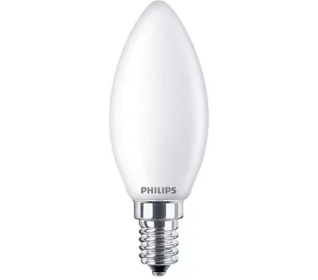 Bec LED filament Philips lumanare B35 E14 2.2W (25W) 250lm lumina calda 2700K 929001345255 - imagine 2