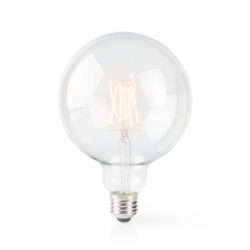 Bec Wi-Fi Smart LED cu filament E27 125mm 5W 500lm 2700K Nedis