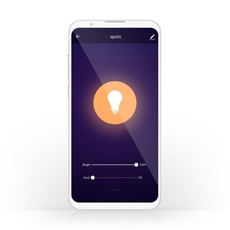 Bec Wi-Fi Smart LED cu filament E27 ST64 5.5W 350lm 1800-6500K Nedis - imagine 3