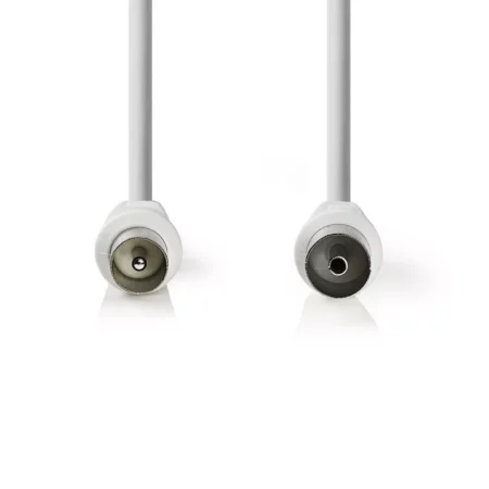 Cablu 10m Coaxial tata - Coaxial mama alb Nedis - imagine 2