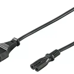 Cablu alimentare casetofon negru 1.8m Well