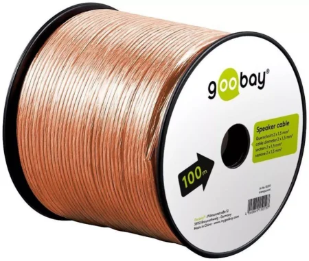 Cablu boxe 2x1.5mm transparent CCA Goobay 15019 - imagine 2