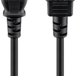 Cablu de alimentare IEC CCE C14 tata - CCE C13 mama 2m H05VV-F 3x0.75mm2Well CABLE-705-2.0-WL
