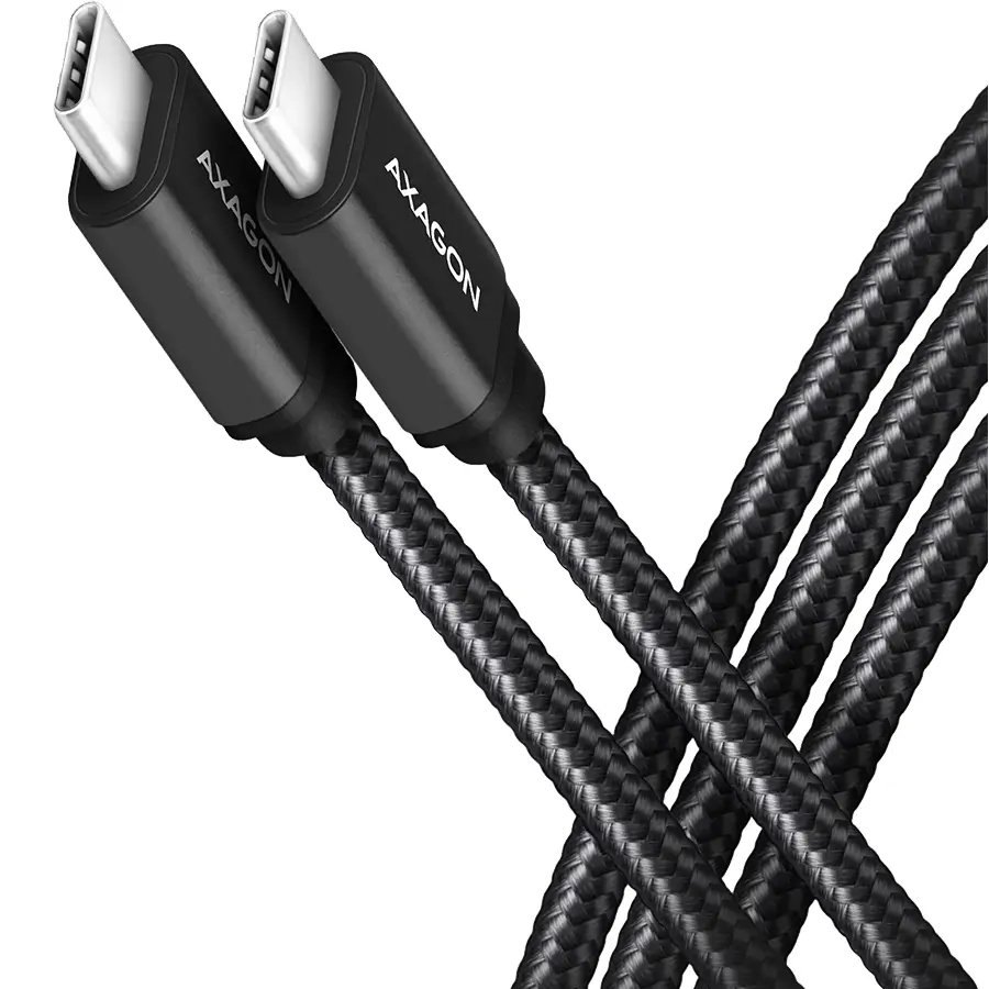 Cablu de date / incarcare AXAGON BUCM3-CM15AB USB-C la USB-C 3.2 Gen1 1.5m PD 60W 20V/3A