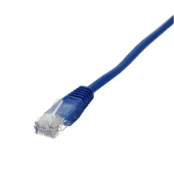 Cablu de retea UTP Well Cat5e patch cord 10m RJ45 albastru UTP-0008-10BE-WL