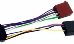 Cablu ISO pentru conectare player auto JVC 16p 12 conectori Well