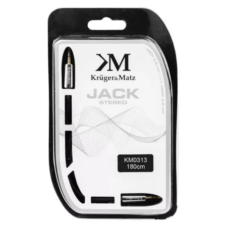 Cablu Jack 3.5 mm la 3.5 mm 1.8m Profesional Kruger&Matz - imagine 2