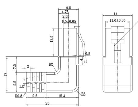 Cablu patch CAT5e FTP RJ45 90 in unghi - RJ45 drept 0.25m 100MHz alb Goobay 94176 - imagine 3