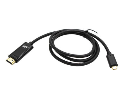 Cablu semnal USB type C 3.1 la HDMI 1.8m 4K 2K/60Hz Plug&Play pentru PC telefoane