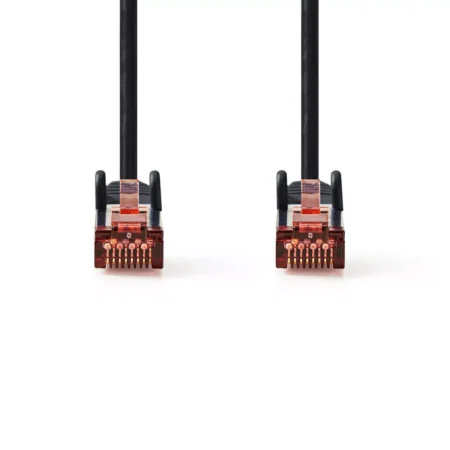 Cablu SFTP Cat6 30m negru RJ45 tata - RJ45 tata Nedis - imagine 2