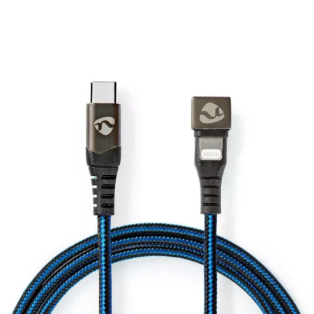 Cablu sincronizare incarcare USB Type C - Lightning 180 1m NEDIS - imagine 2