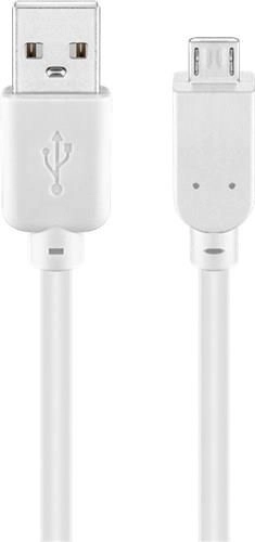 Cablu USB 2.0 A tata - micro USB 2.0 B tata 3m Goobay 96194