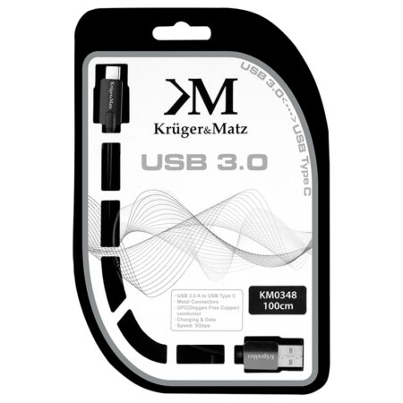 Cablu USB 3.0 cu USB Type C 1m Profesional Kruger&Matz - imagine 4