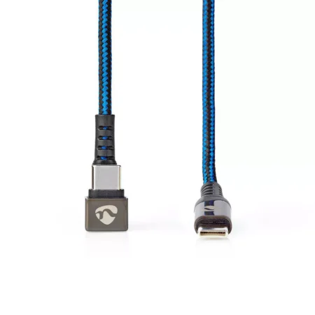 Cablu USB Type C tata - USB Type C tata conector gaming 180 2m NEDIS - imagine 3