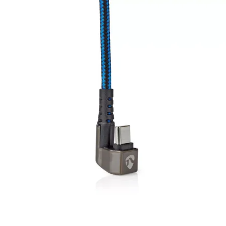 Cablu USB Type C tata - USB Type C tata conector gaming 180 2m NEDIS - imagine 8