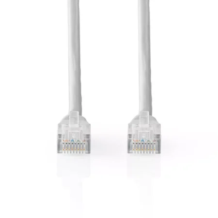 Cablu UTP Nedis Cat5e mufat 0.5m patch cord gri - imagine 2