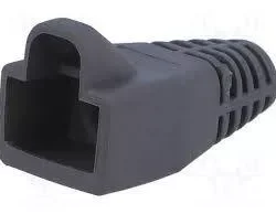 Capac mufa RJ45 protectie negru Well