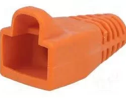 Capac mufa RJ45 protectie portocaliu Well