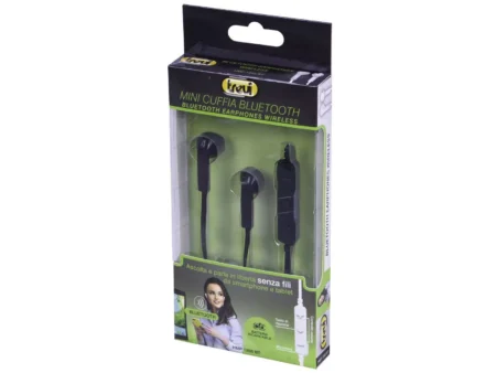 Casti mini multimedia cu Bluetooth si microfon HMP1205 negru Trevi - imagine 2