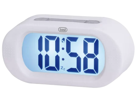 Ceas de masa cu alarma termometru alb Trevi