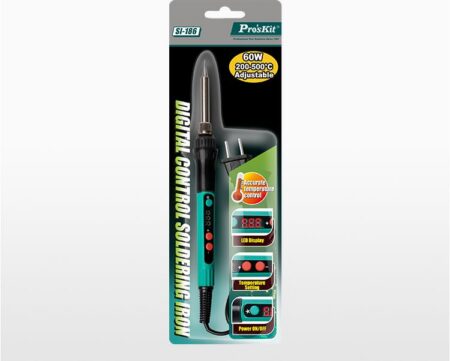 Ciocan de lipit afisaj digital control temperatura 60W Pro`sKit SI-186F - imagine 2