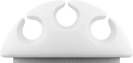 Cleme pentru gestionarea cablurilor cu 3 sloturi Goobay set 4buc alb - imagine 9