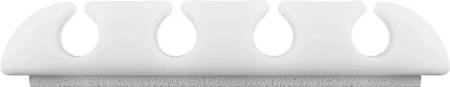 Cleme pentru gestionarea cablurilor cu 4 sloturi Goobay set 2buc alb - imagine 8