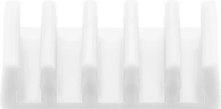 Cleme pentru gestionarea cablurilor cu 5 sloturi Goobay set 2buc alb - imagine 2