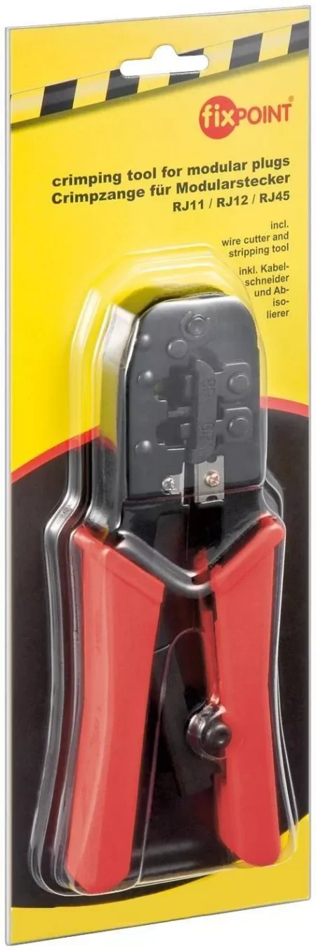 Cleste sertizare modular RJ10 RJ11 RJ12 si RJ45 FixPoint - imagine 2
