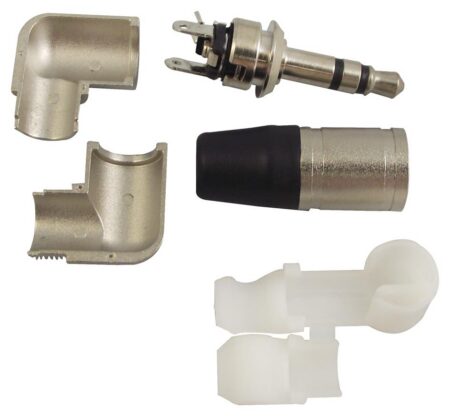 Conector Jack 3.5 mm stereo tata in unghi de 90 grade Neutrik NTP3RC - imagine 3