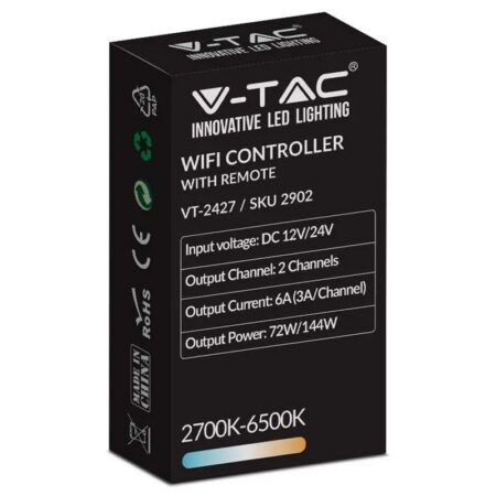 Controller banda LED 3IN1 WI-FI RGB 24 butoane V-TAC SKU-2902 - imagine 2