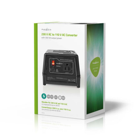 Convertor de tensiune 230V-110V 300W cu iesire USA Nedis - imagine 4